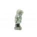 Natural Grey Labradorite gemstone Hen chicken Bird Figure Home Decorative Gift